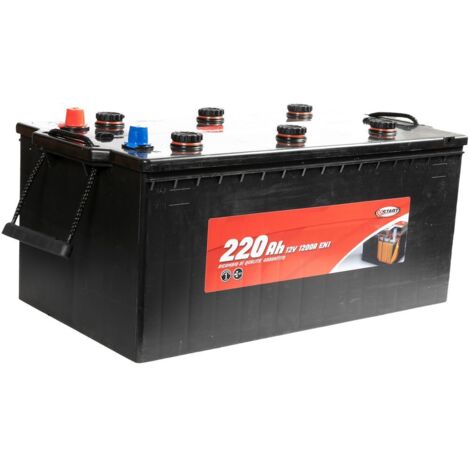 Batteria per autocarro 225Ah 12V 1050A polo positivo sinistro