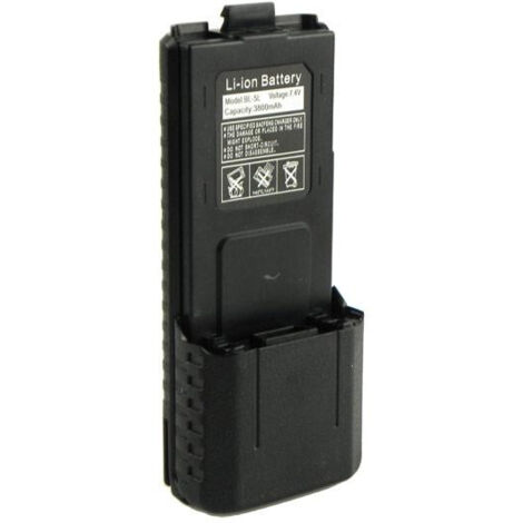 Batteria per Baofeng UV-5R 3800 mAh nera