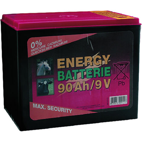 Batteria per elettropascolo 9v 90ah 90a 10000 h ore recinzione pascolo pecore