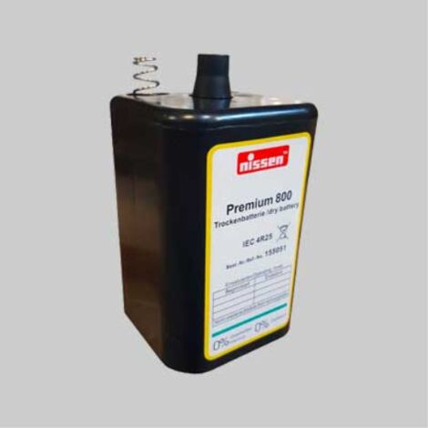 Batteria per lampada lampeggiante 6v - lunga durata