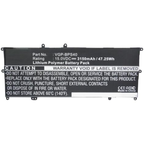 Batteria per laptop CoreParts Sony, MBXSO-BA0041