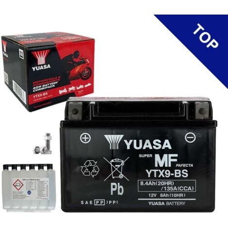 Batteria per moto Yuasa YTX9-BS 12 V 8 Ah N/A