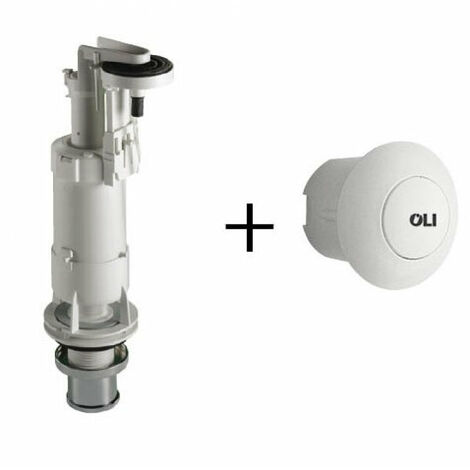 Batteria pneumatica con pulsante modello oli deluxe per cassetta alta in ceramica OLI