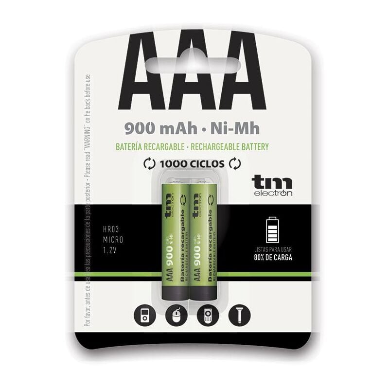 Tm Electron - Batteria R03 Tripla a - aaa 900mA