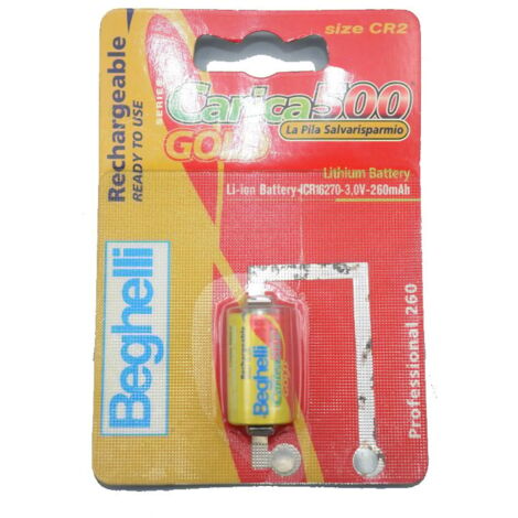 BATTERIA RICARICABILE NICD PER LAMPADE DI EMERGENZA 6V 4000MAH - BEGHELLI  8824 