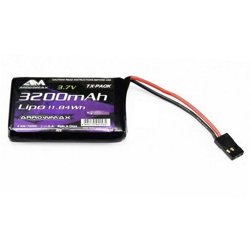 Batteria ricaricabile per trasmettitore LiPo 3.7 v 3200 mAh Stick jr - Arrowmax