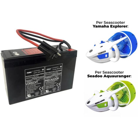 Batteria Seascooter Yamaha Explorer / Seal - Nautica Navigator / Skipper & Sea Doo Aquaranger - 12V / 7,5ah