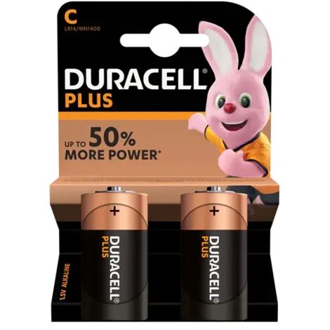 Batteria simply torcia c 1,5 v 1,5v -pz.2 DURACELL
