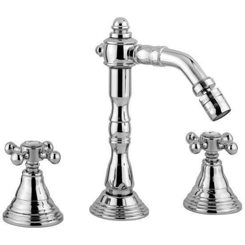 Paffoni Miscelatore Bidet 3 Fori Belinda Cromo Con Piletta Di