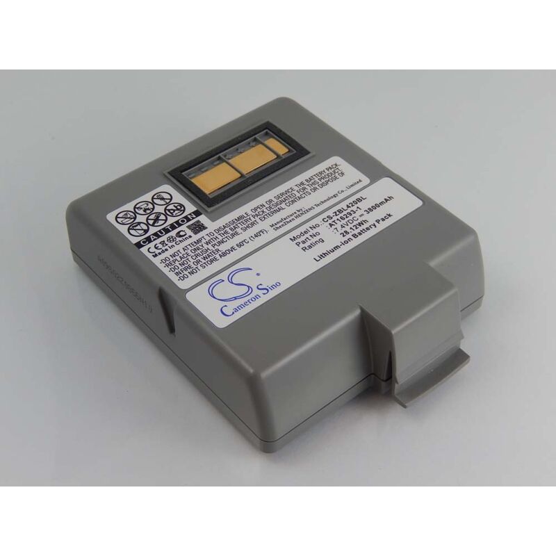 Image of Batteria Vhbw Li-Ion 3800mAh (7.4V) compatibile con Etichettatrice Zebra QL420, QL420 Plus, QL420+ sostituisce AT16293-1