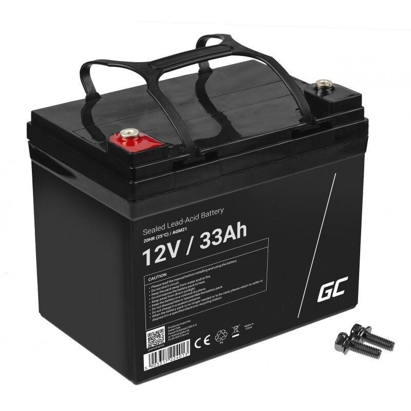 Image of Green Cell - Batteria vrla agm 12 v, 33 Ah, con terminale B3.