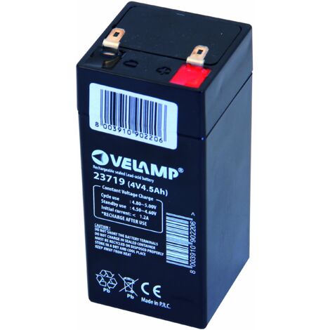 BATTERIA X BILANCIA BILICO DIGITALE 420120 - VOLT 4 AH 4 - 1 pezzo