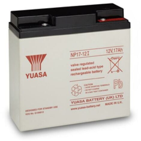 B12170Y YUASA Batteria al piombo 12V 17AH per allarmi