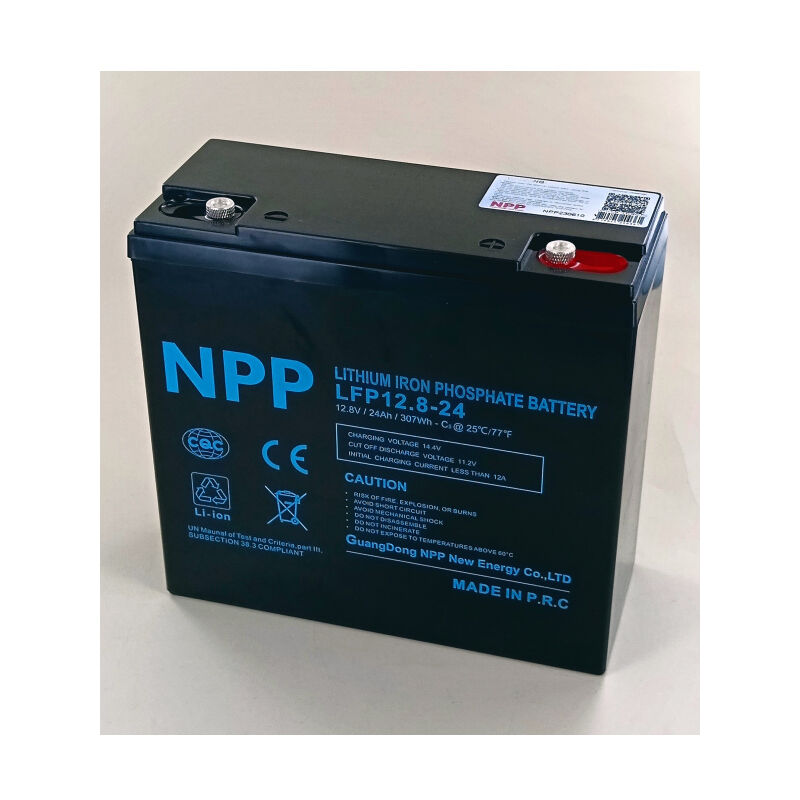 Batterie 12.8V 24Ah LFP 307Wh M5 + Bluetooth NPP LFP12.8-24