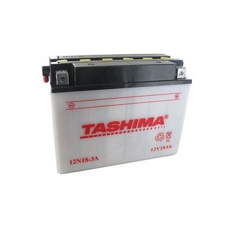 AUTRES Batterie 12N18-3A TASHIMA LIVRÉE AVEC ÉLECTROLYTE
