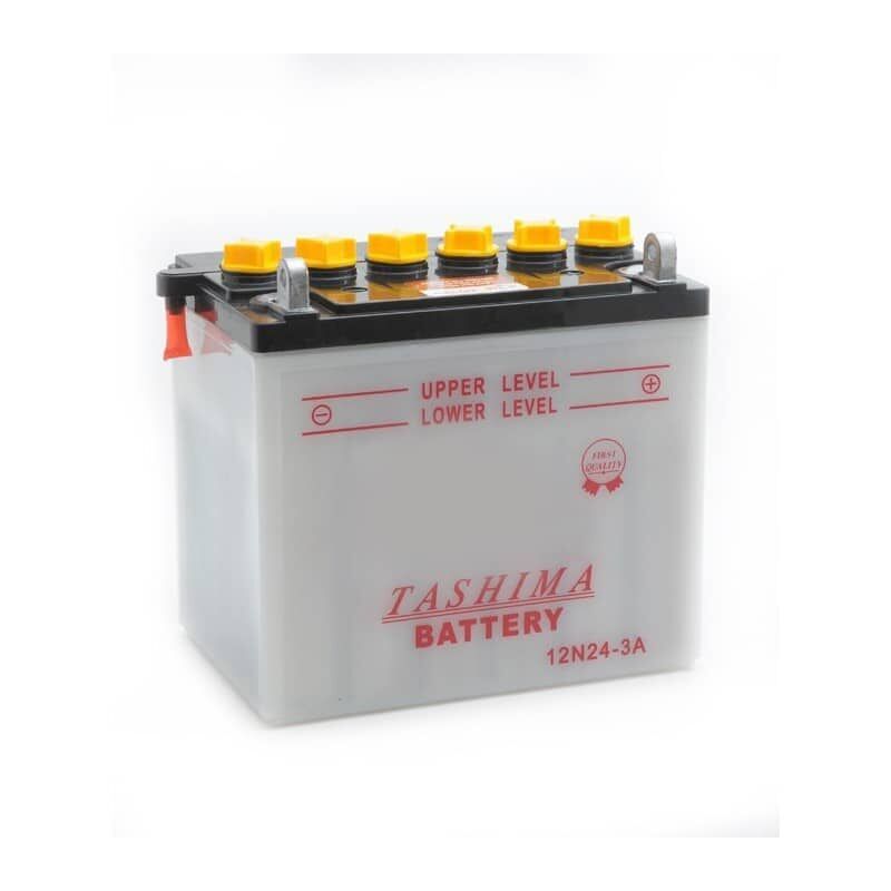 Batterie Fulbat tondeuse autoportée 12V 24AH - 12N24-3A (-/+) + à droite