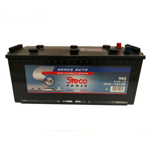 Batterie 12V 180Ah 1100A HEAVY DUTY STECOPOWER - 945
