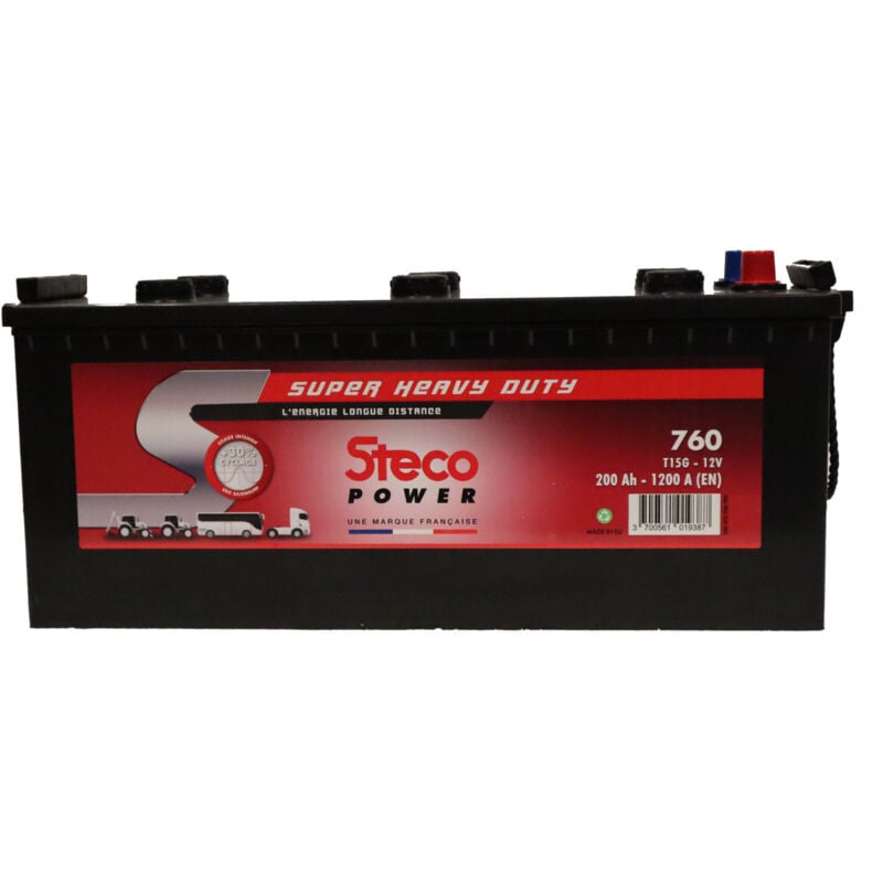 Stecopower - Batterie de démarrage steco 760 - Ce produit de marque est neuf.