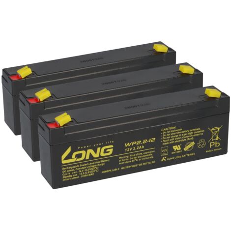 Batterie 12V 2,2Ah Bleigel für Horcher IBS zum Selbsteinbau