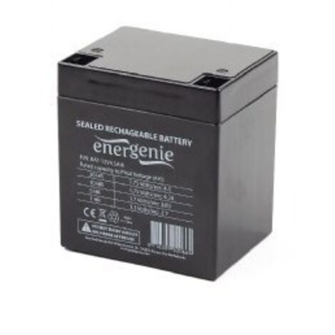 Batterie 12V 4500mAh pour système UPS – Acide de plomb scellé VRLA – 1 pièce – Performance fiable pour alimentation continue – Gembird - bat-12v4