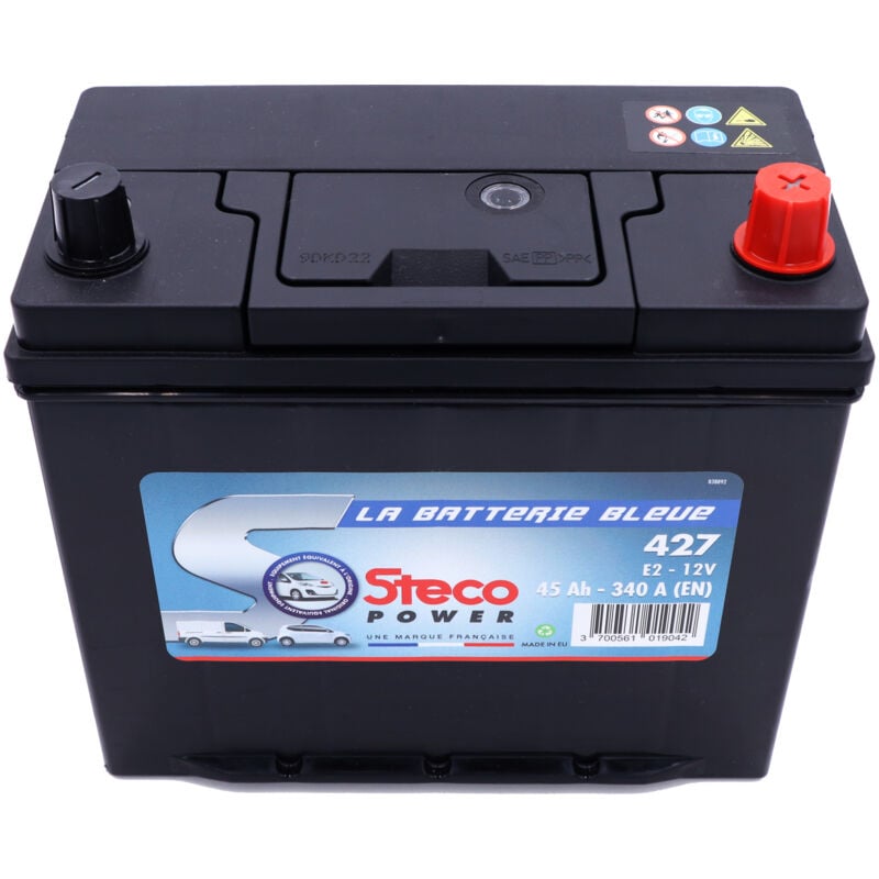 Image of Stecopower - Batterie 12V 45Ah 340A 218x136x225 427