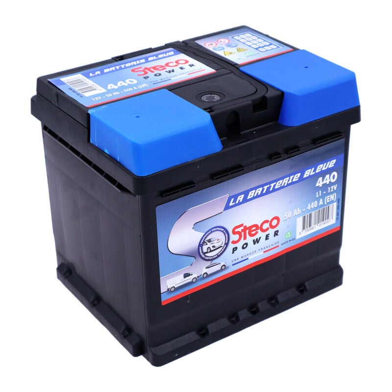 Stecopower - Batterie 12V 50Ah 440A steco 440 - Ce produit de marque steco est neuf.