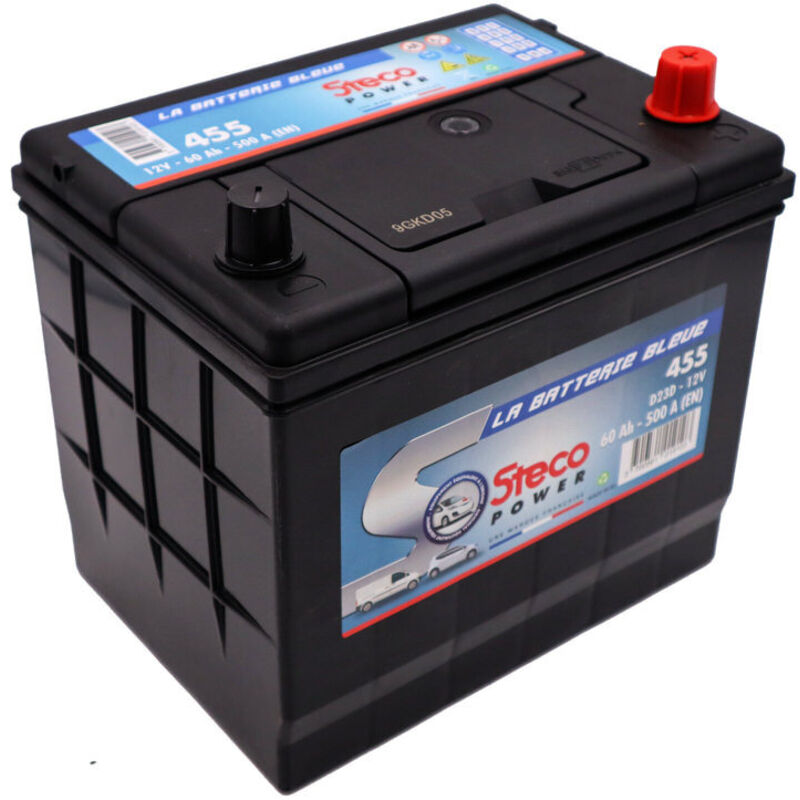Stecopower - Batterie 12V 60Ah 500A 230x173x220 455