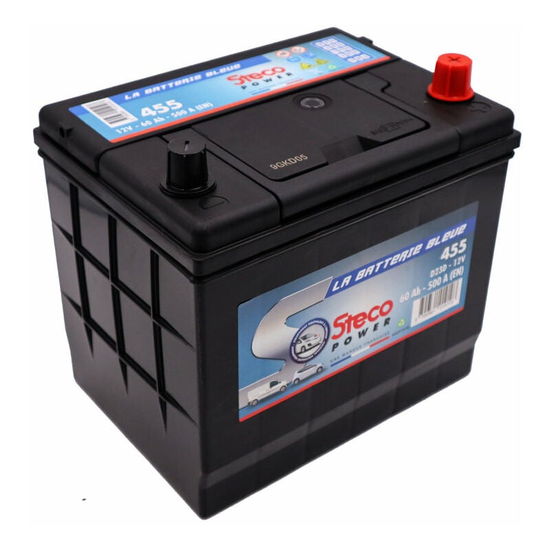 Steco - Batterie 12V 60Ah 500A 455