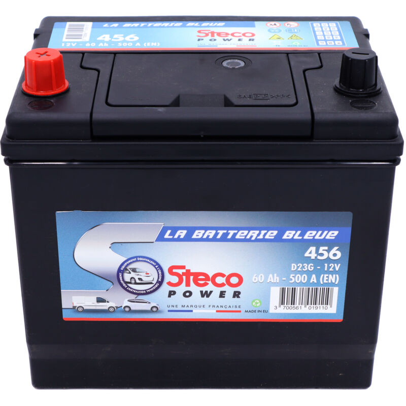 Image of Batterie 12V 60Ah 500A 230x173x220 stecopower - 456