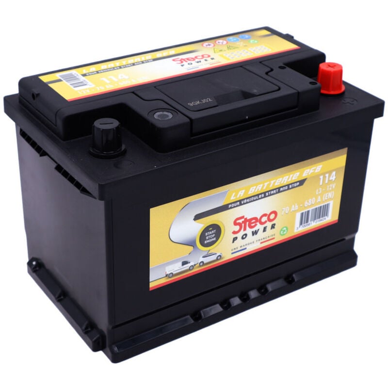 Stecopower - Batterie de démarrage steco 114 - Ce produit de marque est neuf.