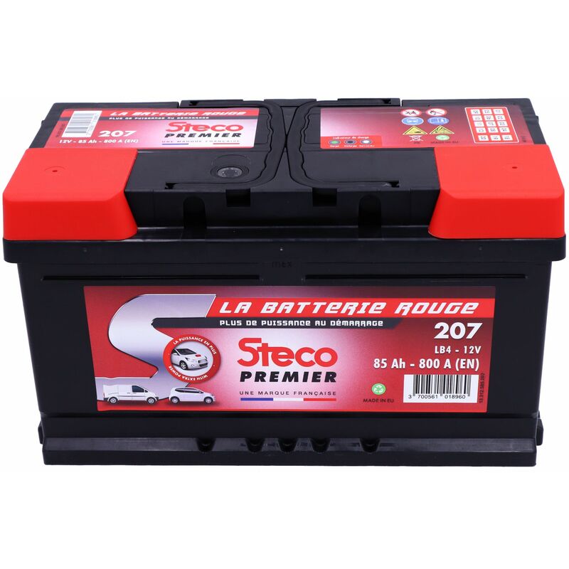 Stecopower - Batterie 12V 85Ah 800A 315x175x175 mm steco premier 207