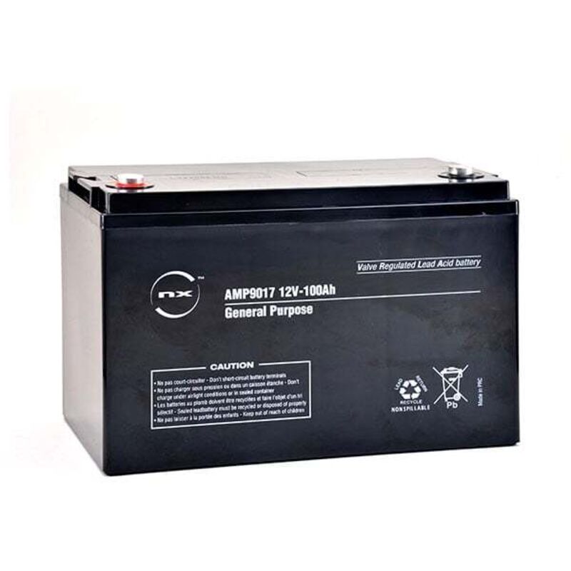 NX - Batterie plomb agm 100-12 General Purpose 12V 100Ah M8-F