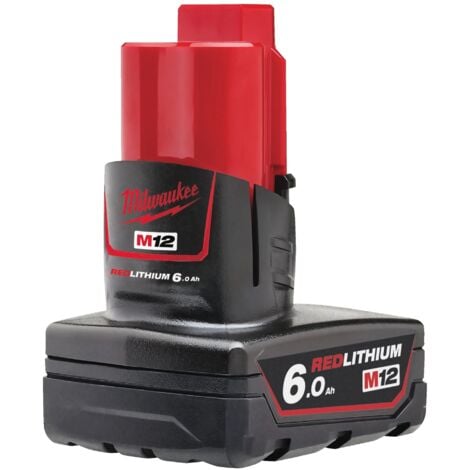 Batterie 12V Li-Ion 6,0 Ah RED LITHIUM M12 B6 - MILWAUKEE 4932451395