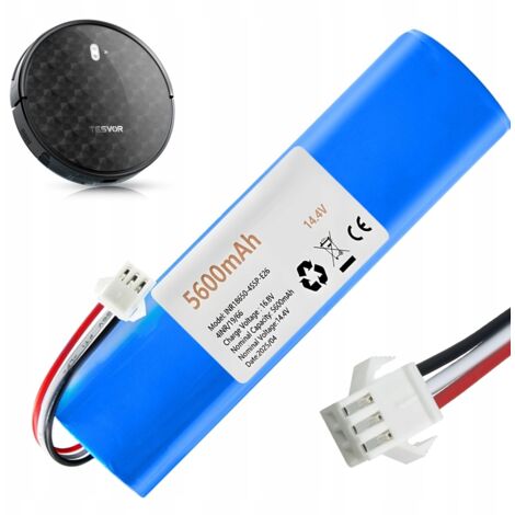 Batterie 14,4 V pour aspirateur Xiaomi Viomi S9/Viomi D80, 5600 mAh