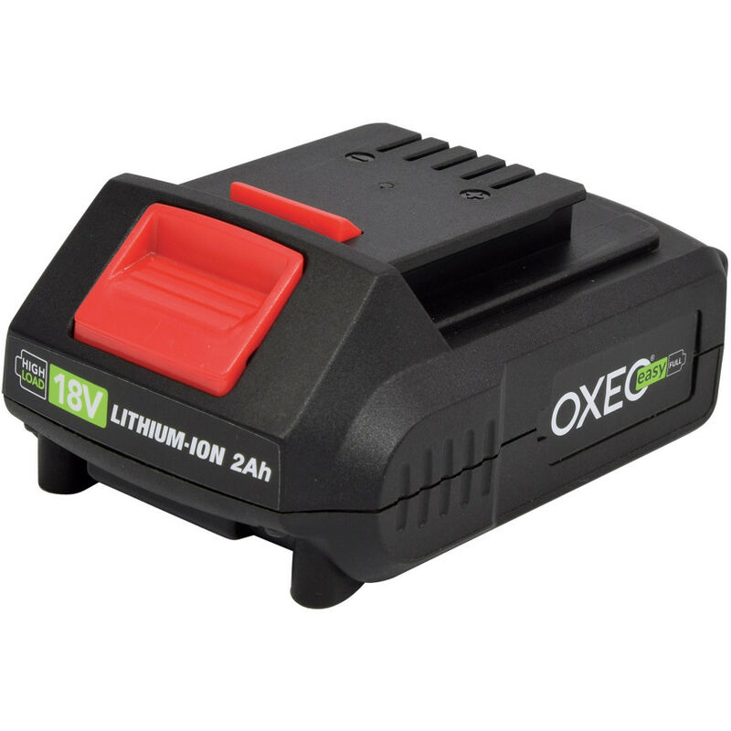 Oxeo - Batterie 18V - 2.0Ah Lithium-ion Easy Full - compatible avec les outils Jardinage et Bricolage sans fil Easy Full - Compacte