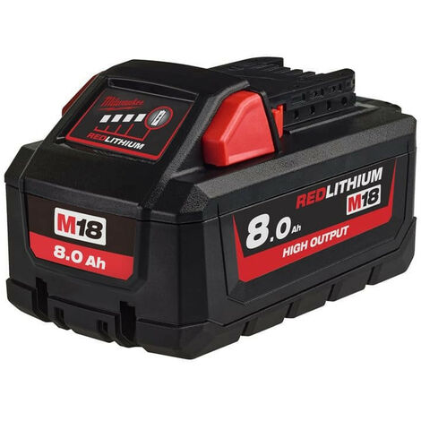 Batterie 18V Li-Ion 8,0 Ah HIGHT OUTPUT™ M18 HB8 - MILWAUKEE 4932471070