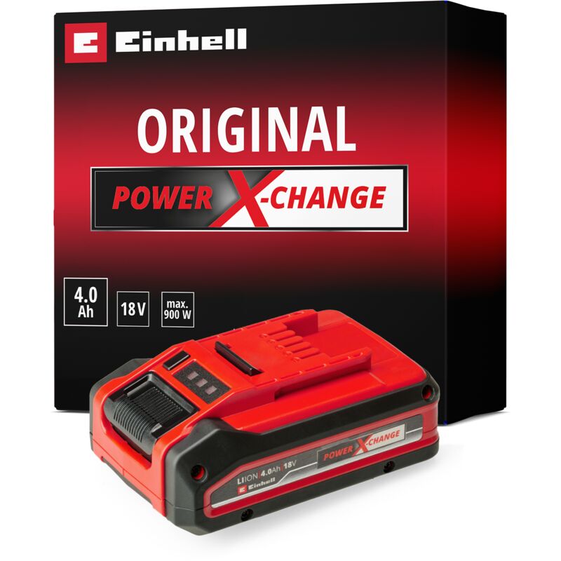 Einhell - Batterie 4,0 Ah Power X-Change plus (Lithium-Ion, 18 v, pour tous les appareils Power X-Change)
