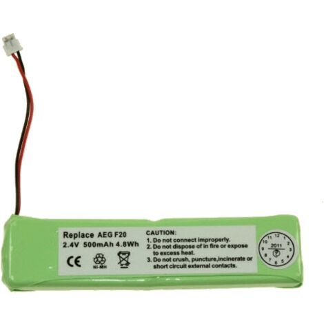 BATTERIE 2SN35F60H AEG F20 2.4 VOLTS 500 POUR PIECES ACCESSOIRES TELEPHONIE - D213163