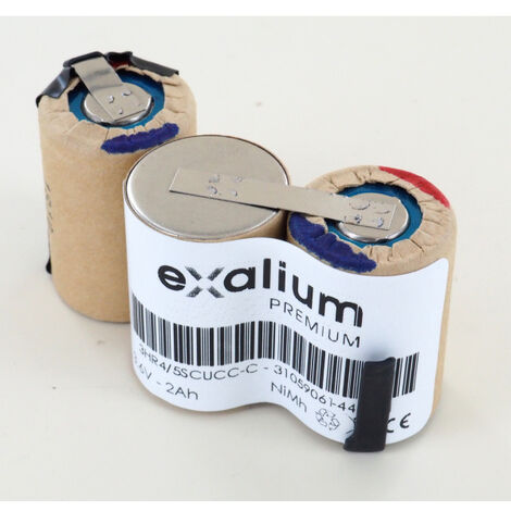 EXALIUM PREMIUM Batterie 3.6V 2.1Ah pour Black&Decker KC9039 et KC9036