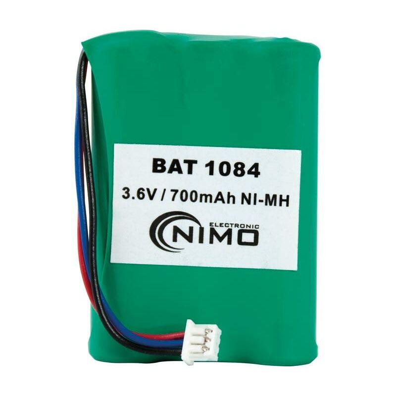 Nimo - Batterie 3,6V 700mA NiMh connecteur 3 voies