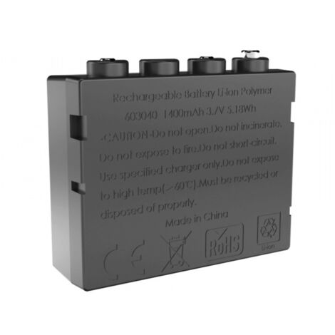 Batterie 3.7V 1.4Ah LiPo 603040 pour Lampe H7R.2 , iH7R CRI Led Lenser