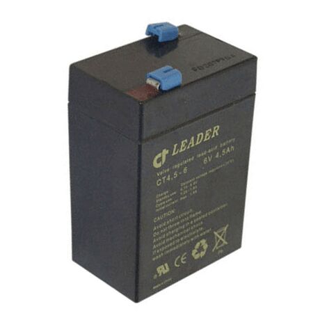 BATTERIE 6 V 4.5 AH ELECTROLUX 10X4.5X6 POUR PIECES ASPIRATEUR NETTOYEUR PETIT ELECTROMENAGER - 95757600