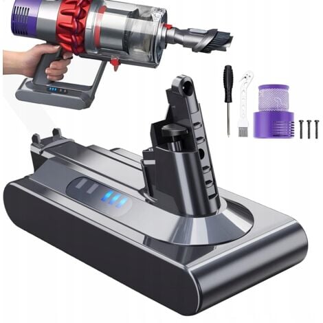 BEDEE Batterie 6000 mAh 25,2 V pour aspirateur Dyson V10 Animal Absolute Motorhead Fluffy