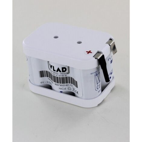 Batterie 6V 2.5Ah NiCd 5VnTCu 783635D