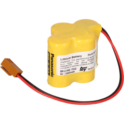 Batterie 6V passend zu CNC BR-2/3AGCT4A Fanuc A98L-0031-0025 Allen Bradley