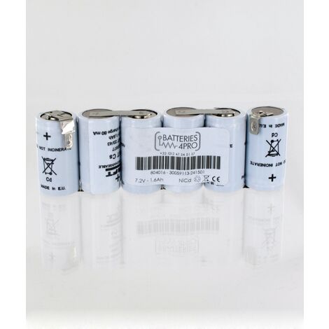 Batterie 7.2V 1.6Ah 6VNT CS