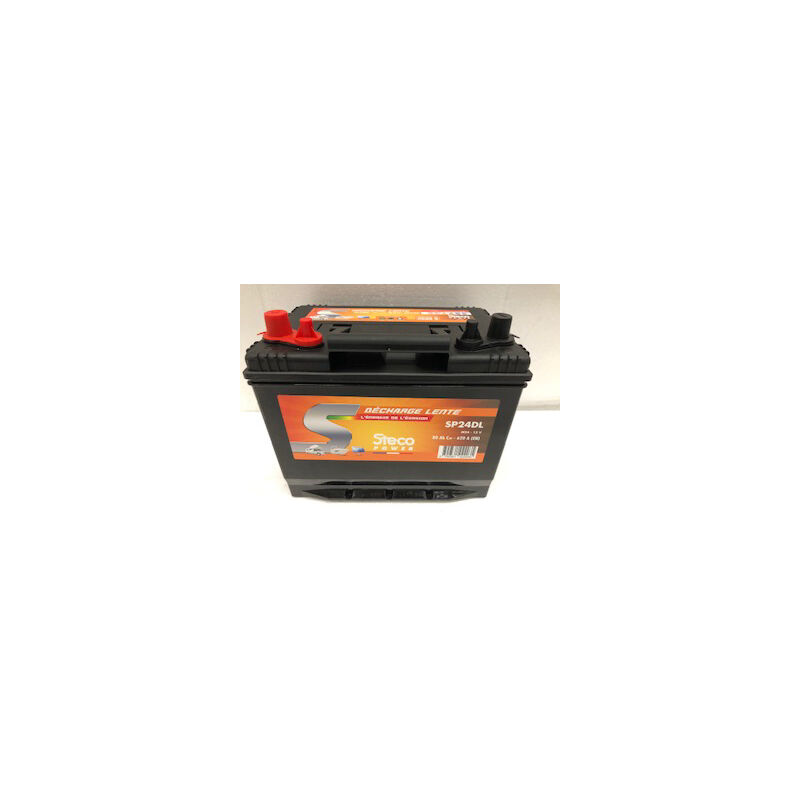 Stecopower - Batterie 12V 80 Ah (20h) 257x172x220 Gamme steco Décharge Lente L031SP24DL