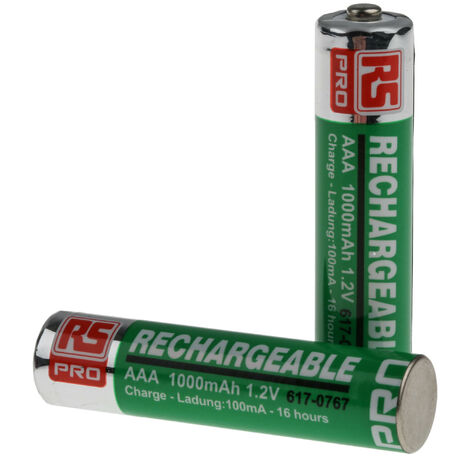 Batterie AAA rechargeable 900mAh RS PRO ( Prix pour Paquet de 4 )