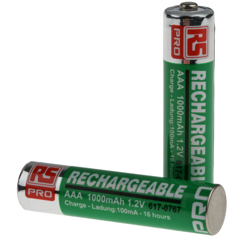 Rs Pro - Batterie aaa rechargeable 1Ah ( Prix pour Paquet de 4 )