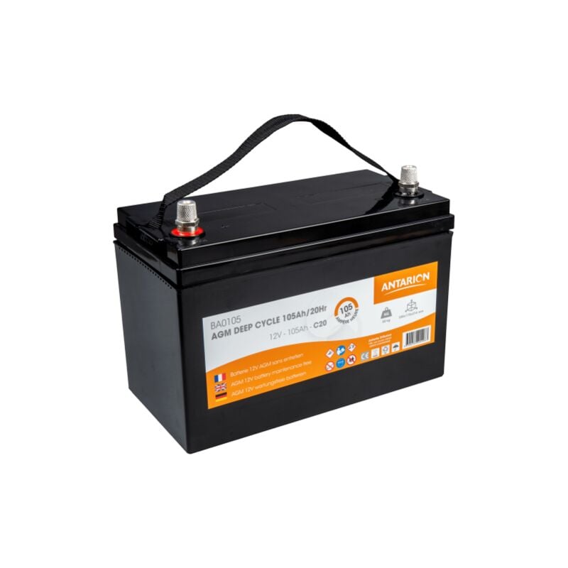Batterie AGM 105Ah ANTARION - Antarion